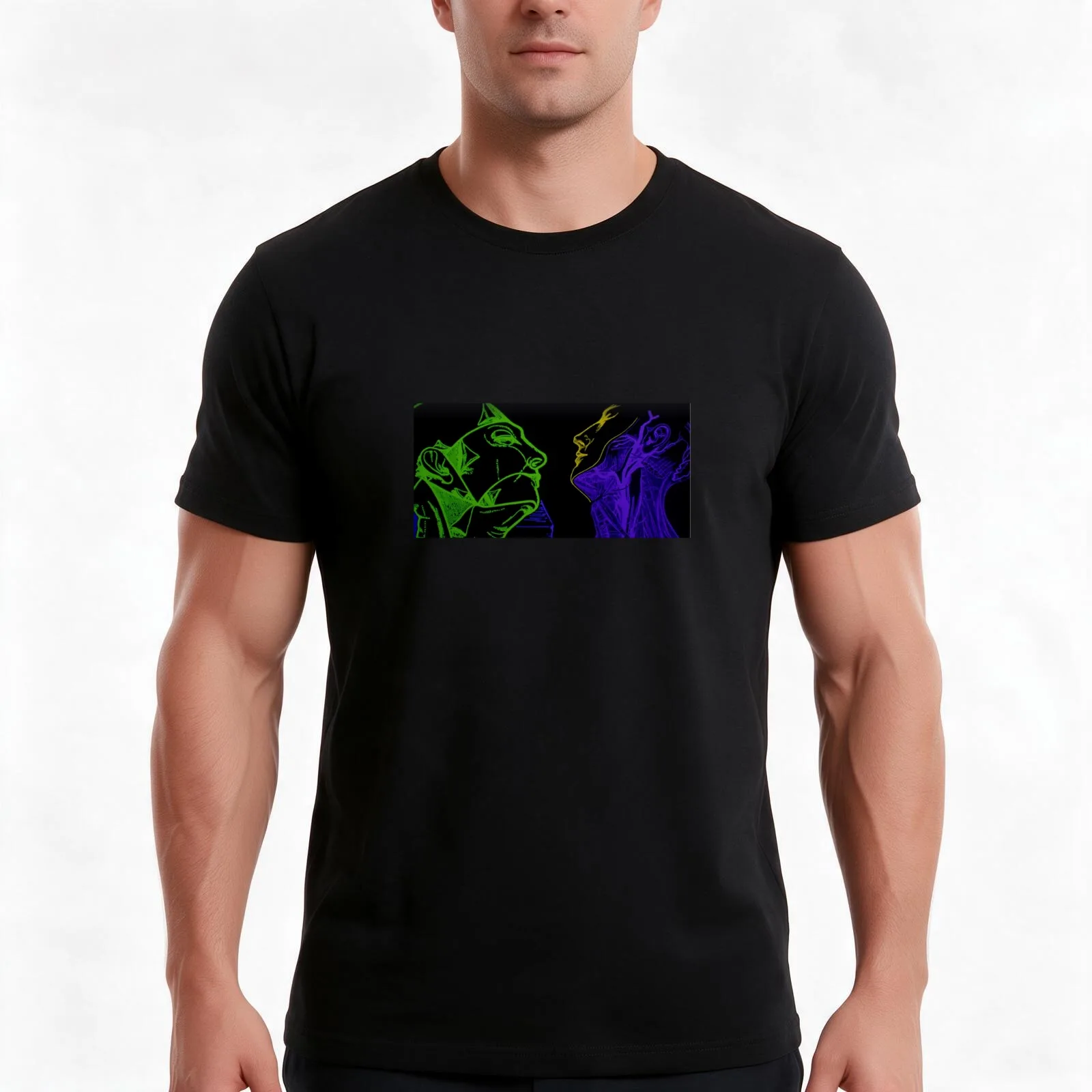 ReAnimator Opening T-Shirt Summer Casual Cotton Tee Oversized Streetwear Tops Vintage Graphic Print Loose Fit Short Sleeve