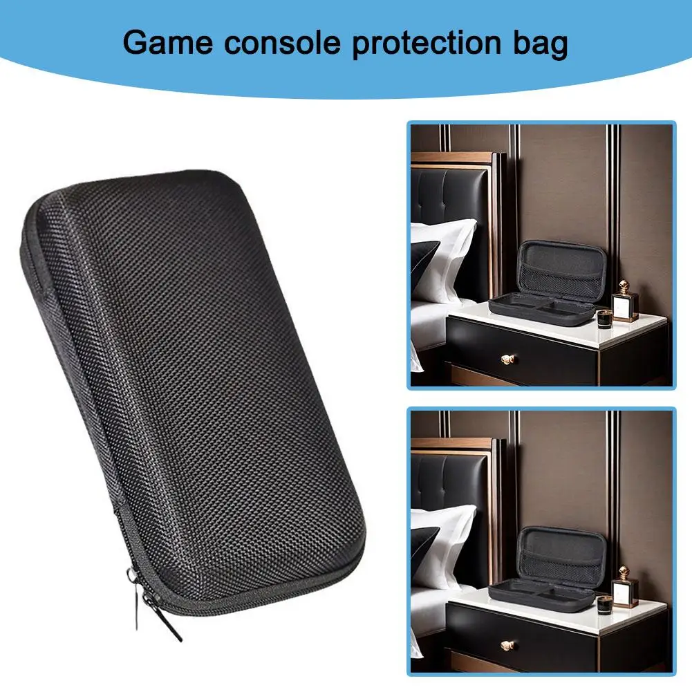 For Annibock RG40XX H Game Console Storage Bag EVA Case Carry Scratch-Resistant Waterproof Hard Bag Shell Anti-drop Protect H4X4