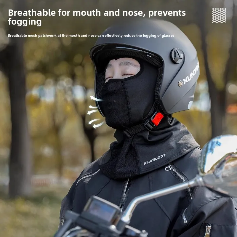 Breathable Balaclava Face Mask,Reflective Full Face Cover for Cycling Motorcycle Skiing,Mesh Neck Gaiter Windproof Sun Protect