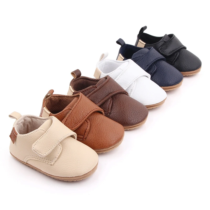 Lioraitiin Toddler Baby Girl PU Sneakers Casual Soft Sole Cute Baby Flats Infant Walking Shoes