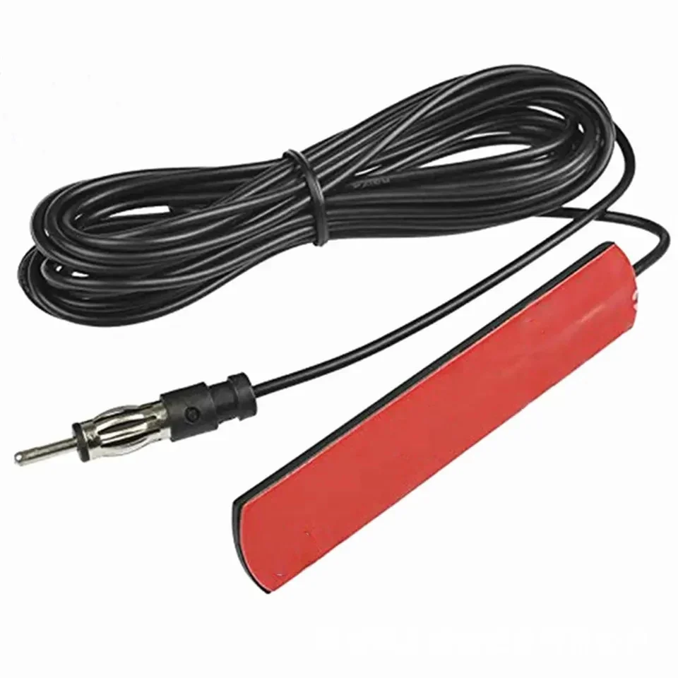 Car FM Antenna FM Radio Antenna Adapter Patch Antenna 5 Meters Cable Windshield Paste FM Radio Antenna Cars Trucks Radio