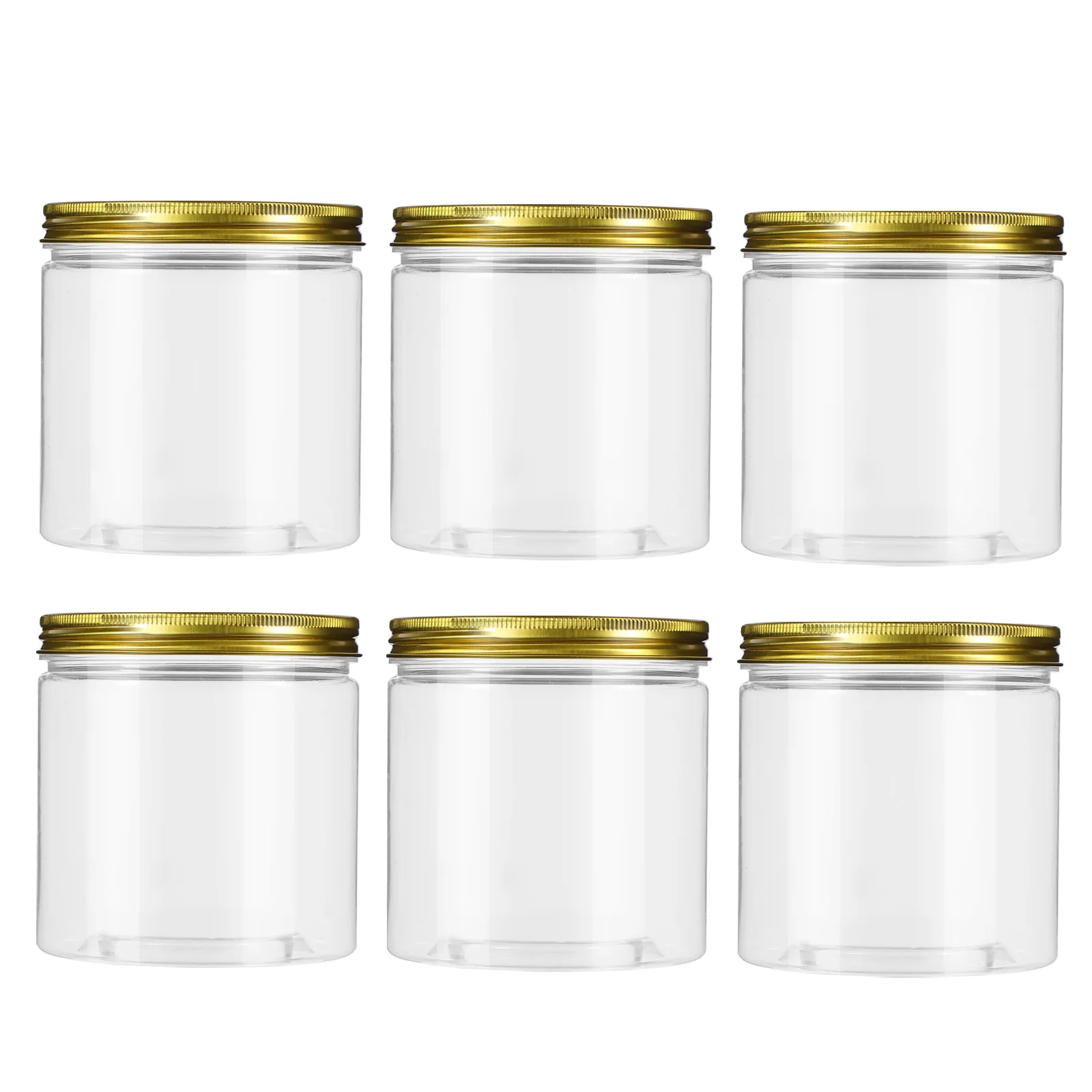 

6 Pcs Food Airtight Jar Plastic Box Storage Container Kitchen Organizer and Containers Household Cereal Holder for