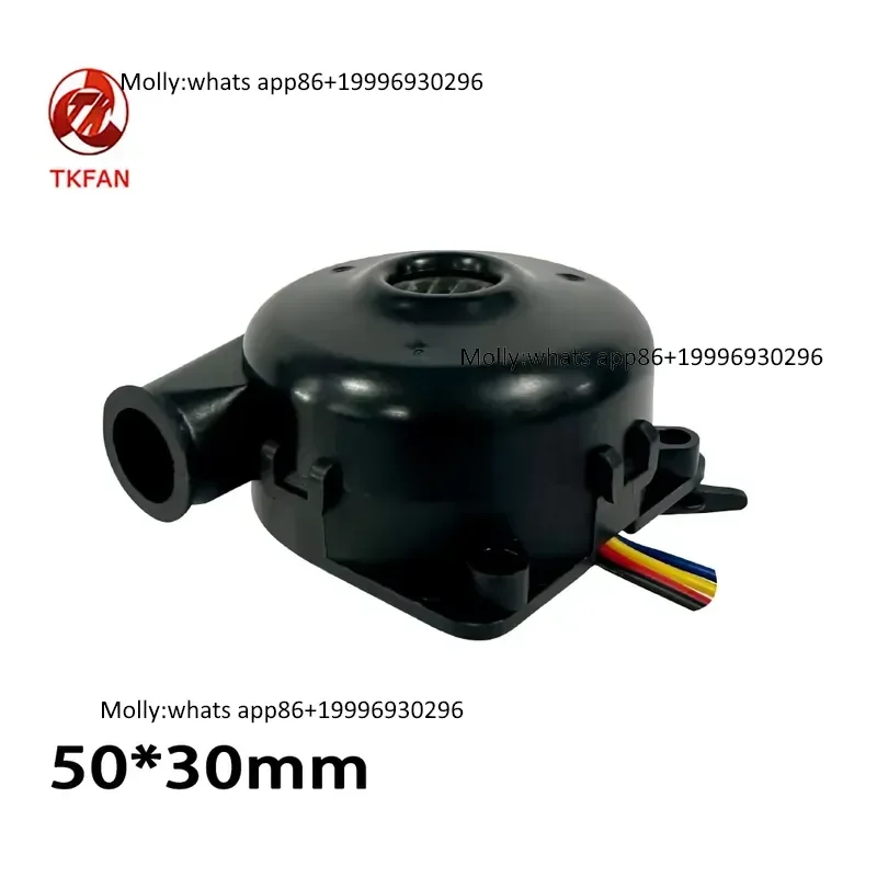 Peniup Udara Mini 24V Tekanan Tinggi 2.9kpa Blower Sentrifugal 28000rpm Motor Tanpa Sikat 3-Fasa Kipas Turbo untuk Stasiun Penyolderan