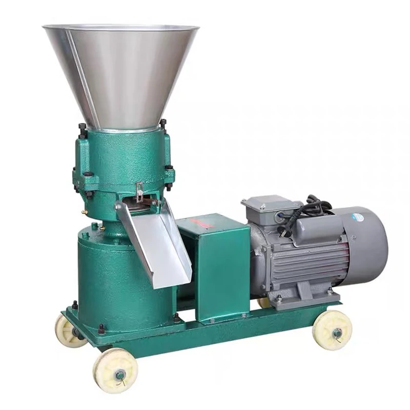 120 type 4500W Belt-Driven Wood Pellet Mill Machine,Animal Feed Pellet Milling Machine