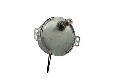 1Pc 220-240VAC 4W Black Dual Wires 15-18RPM/min Synchronous Motor for Micro Oven