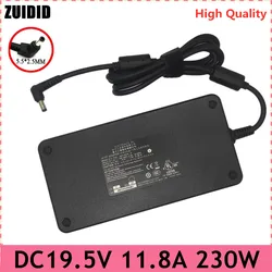 Carregador da CA para o adaptador do portátil do jogo, 19.5V genuíno, 11.8A, 230W, 5.5x2.5mm, MSI GS66, MS-16V1, GT70, 16F3, 16F4, 1762, GS75, P65, GS65, GS65, GS65