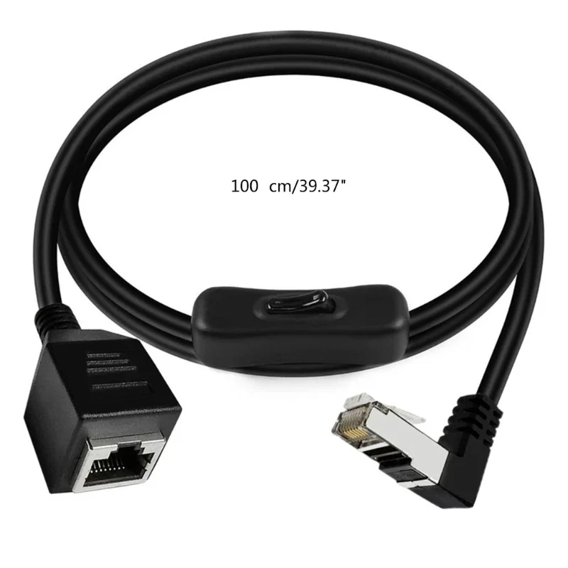 Przedłużacz CAT6e RJ45 ze złączem męskim na żeńskim przedłużacz sieciowy do kabla Ethernet Cat6/Cat5e/Cat5 — zdjęcie produktu 2