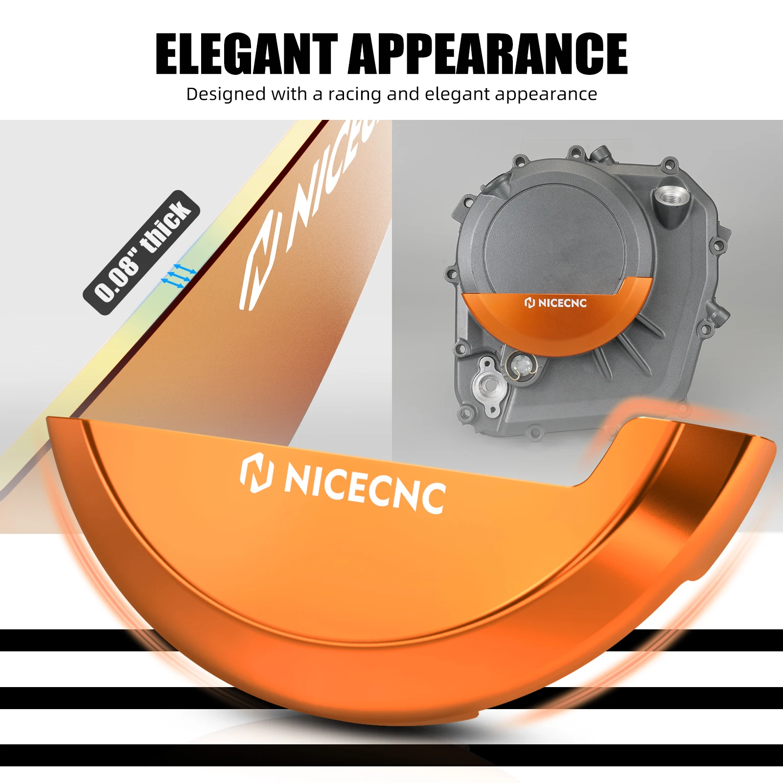 

Motorcycle Engine Case Slider Clutch Cover Protector for KTM 390 Adventure 2020-2024 390 Duke RC390 250 Adventure 250 Duke RC250