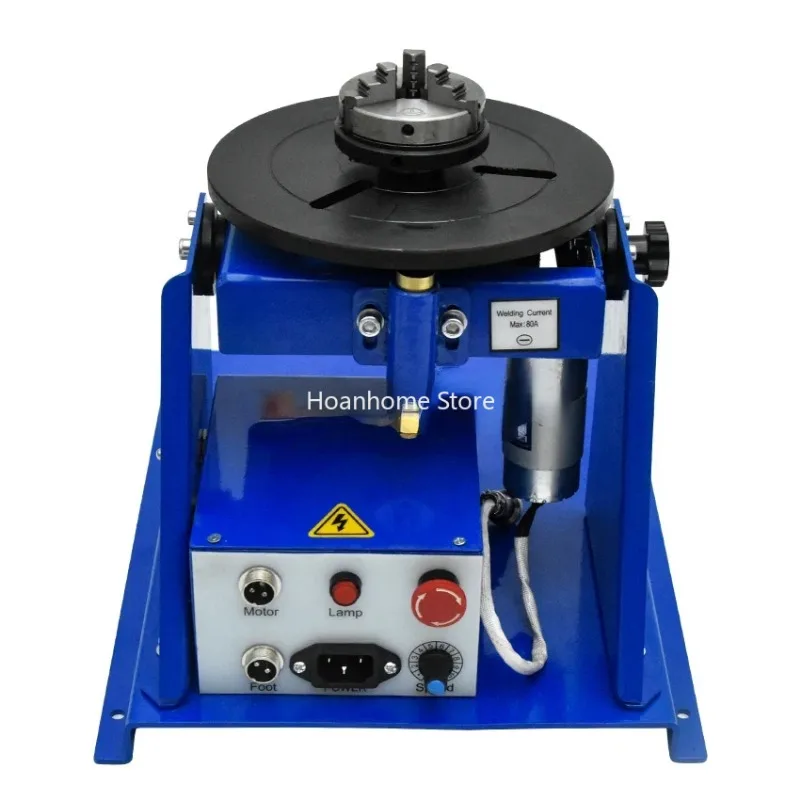 Turntable Tilte Table For Annular Welding Rotary Welding Positioner Turntable 10KG Welding Positioning Machine