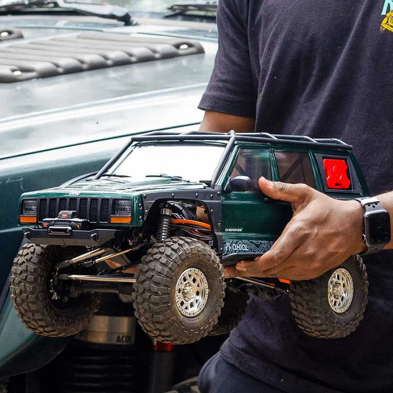 Axial SCX10 III 1/10 Brushed Remote Control Off-road Climbing Model Simulation Cherokee XJ Electric RC High Speed Car With Light