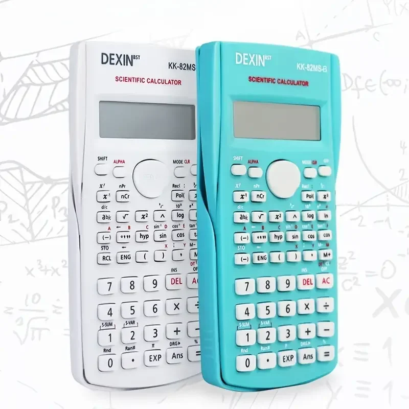 1pc Engineering Scientific Calculator 2 Line Function Calculator Fraction Calculator Statistic Calculator For School Calculator