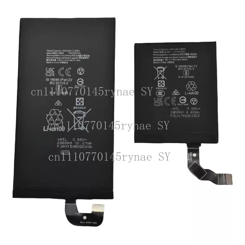 High Quality Battery Set G06K4 (Big) GE59C (Small) For Google Pixel 9 Pro Fold