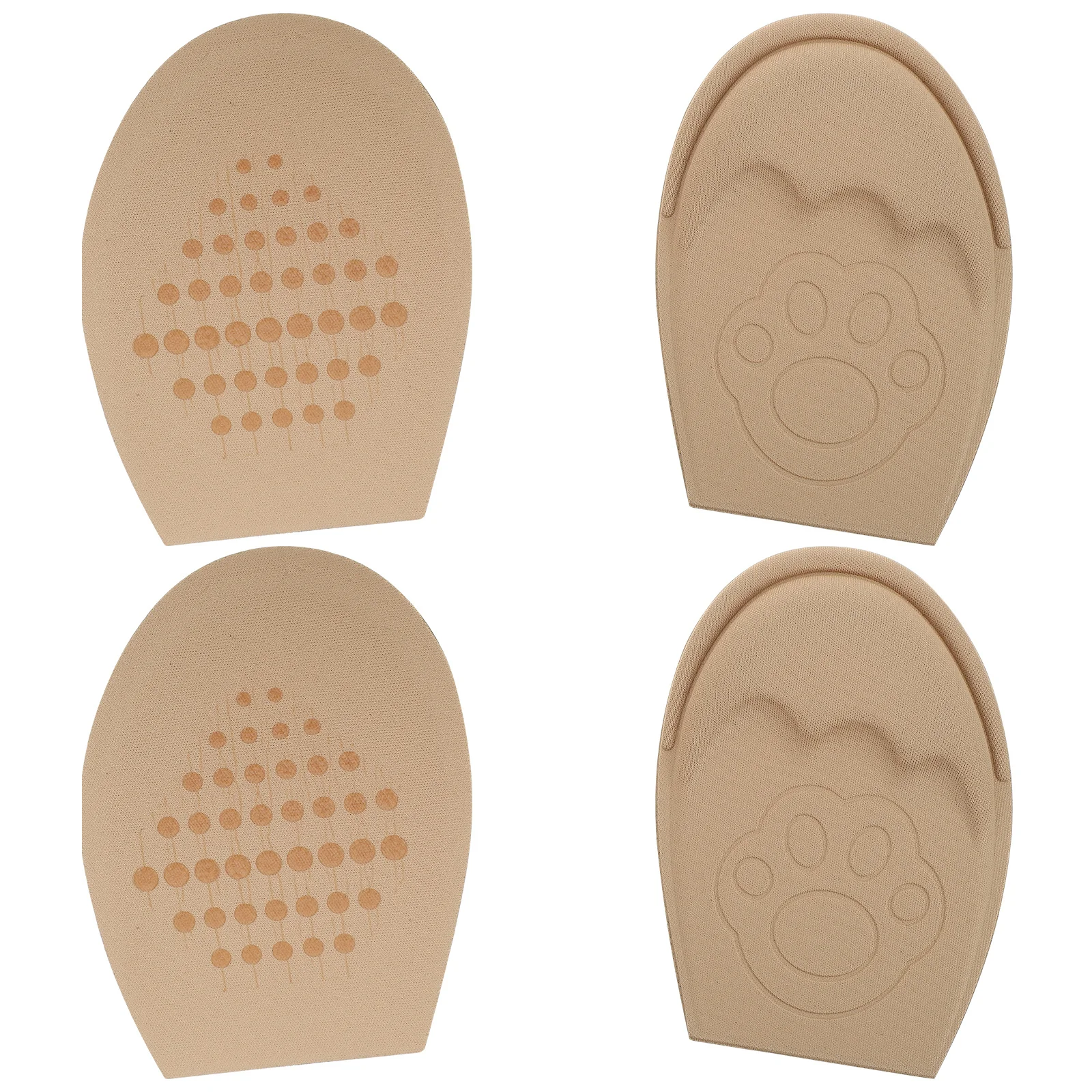 

2Pairs Anti Slip Forefoot Pad Cushion High Heel Insert Metatarsal Pain Relief Shoe Support Half Insoles High Heel Insole