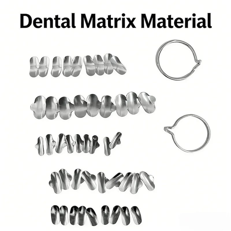 36pcs Sectional Matrix Kit V3 Contoured Bands with Separating Rings for Molar Restoration Gap-Tight Results in Dental Tools view 3