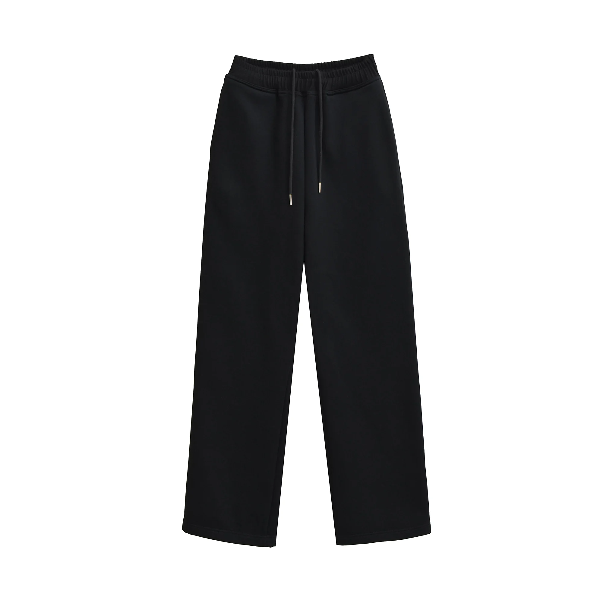 HH 2025 Women's Autumn Causal Solid Pants Set Pocket Long Sleeves Hooded Sweatshirt+Elastic Waist Wide Leg Pants Fashion Suit