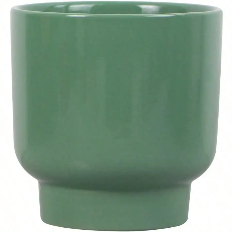 

6in Green Petra Round Planter