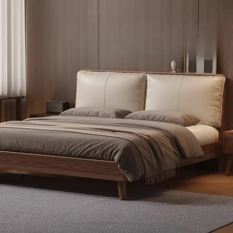 Single Bedroom Bed Luxury Double Design Children Modern European Simple Bed Sleeping Safe Letto Matrimoniale Unique Furniture