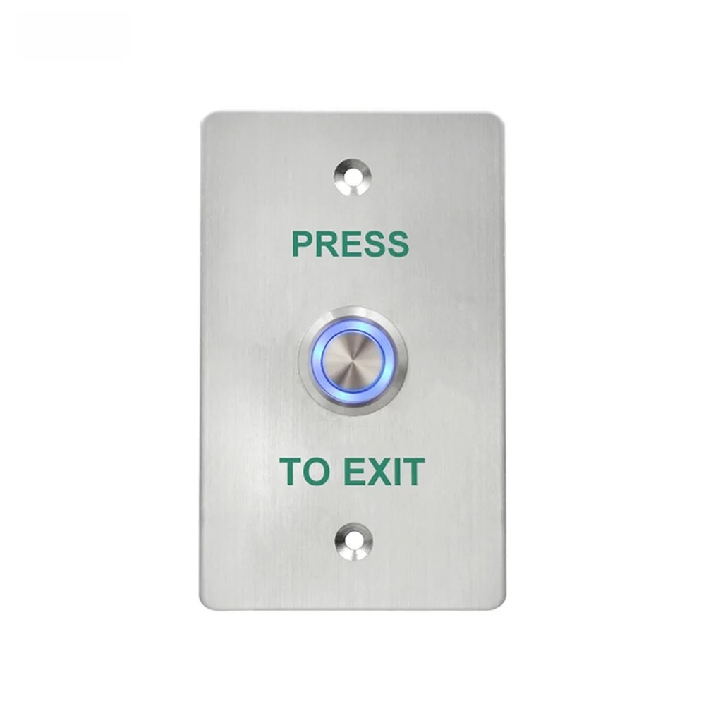 Waterproof Outdoor Exit Button for ACS Systems Push Activated Switch with Reset Function for Secure Door Release