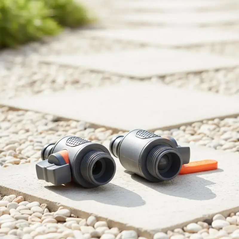 

1Pcs Durable Water Tank Adapter With Valve PVC/IBC Water Bucket Adapter Quick Installation Rainwater Collection Connector Kit