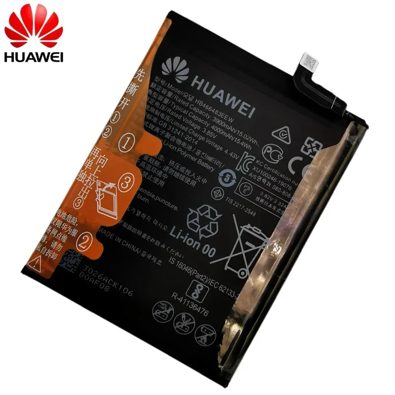 Original Battery HB466483EEW 4000mAh For Huawei Nova 7 SE Pro 5G Honor 30 30S Pro Pro+ Plus Batteries Batteria Fast Shipping