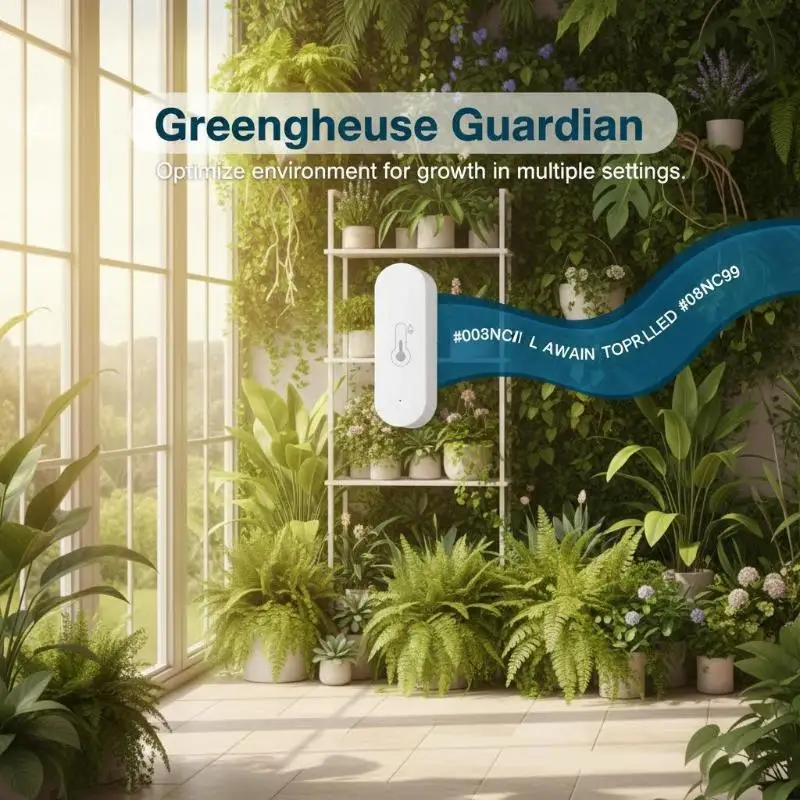 Highly Precise Indoor WiFi Temperature & Humidity Sensor Compatible with Cozylife App