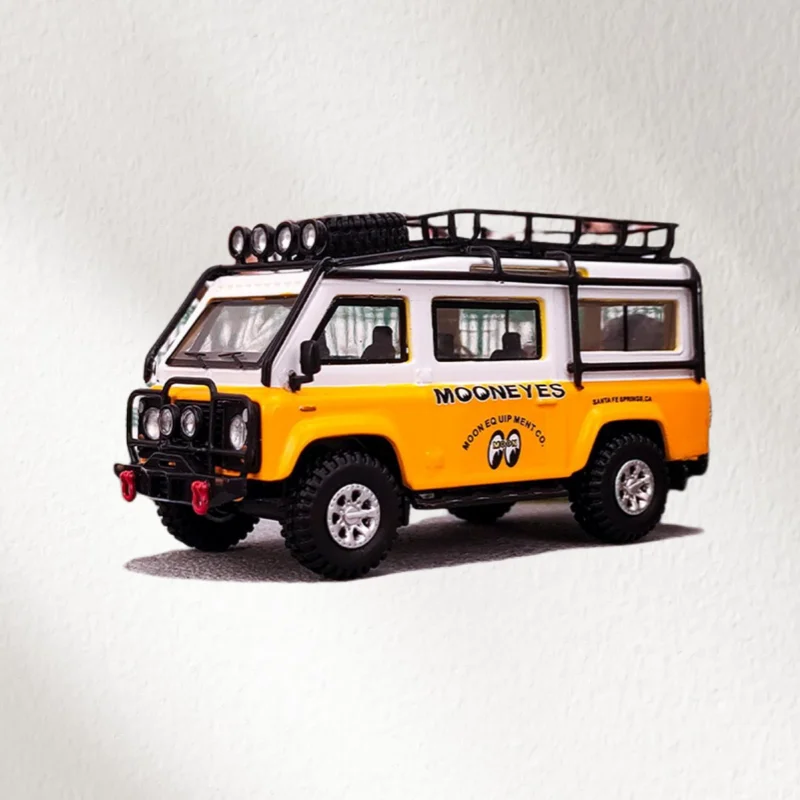 ماستر دييكاست 1/64 مقياس لاند روفر سبيكة نموذج سيارات لاند روفر ديفندر فان لعب المركبات لعب للأولاد هدية الصندوق الأصلي #5