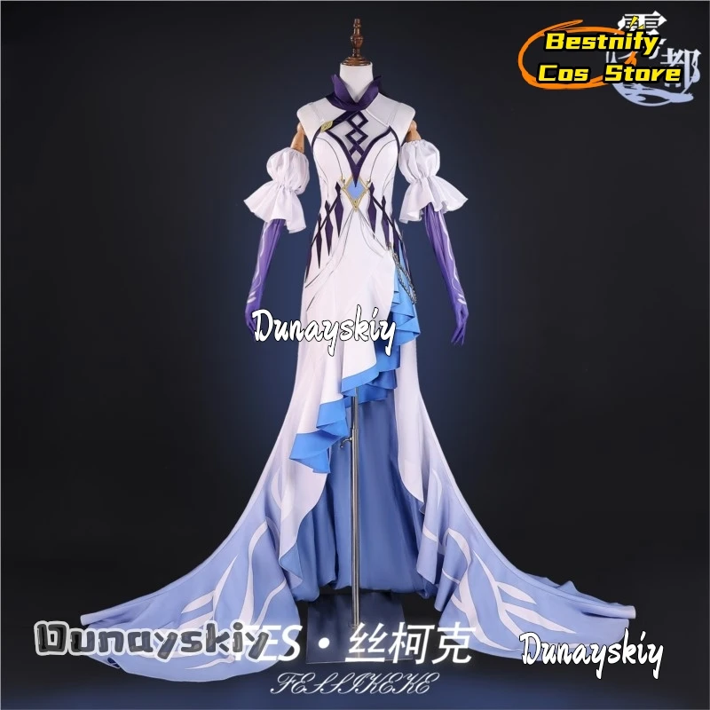 

Bestnify Cos @ Genshin Impact Skirk FES Festival Косплей Костюм Аутентичная игра Реплика Аниме Наряд Праздничное издание Хэллоуин