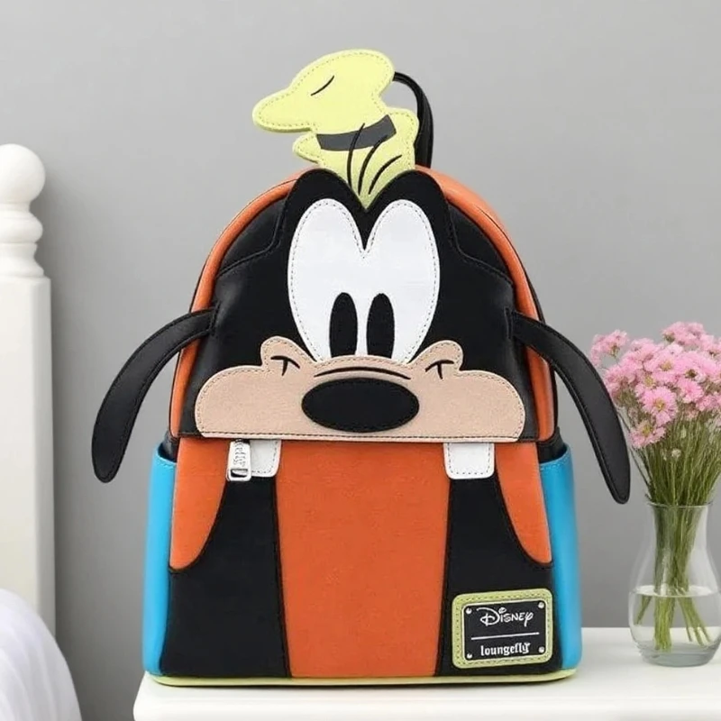 

Повседневный рюкзак с узором Goofy, милый мультяшный стиль, сумка для повседневного использования, подарок на день рождения для девочек и мальчиков