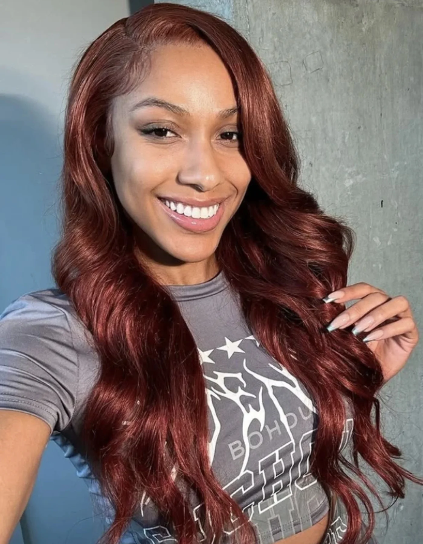 Reddish Brown Body Wave Lace Front Lace Frontal Wig 13x4 13x6 360 HD Lace Human Hair Wigs Pre Plucked Baby Hair 20 28 Inch 200%