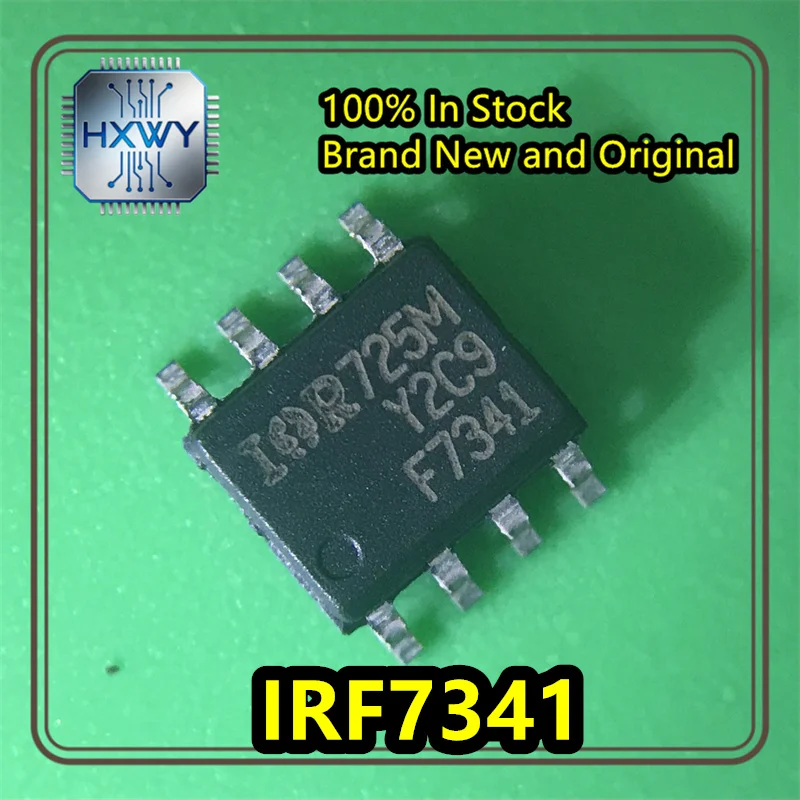 (20/100 units) Original Authentic IRF7341TRPBF IRF7341 F7341 SOIC-8 Dual N-Channel 55V/4.7A Surface Mount MOSFET