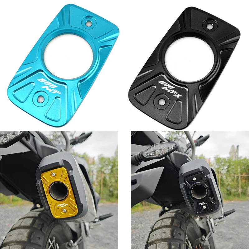 2026 explosions Exhaust Hood Guards Covers Motorcycle Rear Trim Decorative Cover Pipe Tail End For Cfmoto 800MT 800MTX