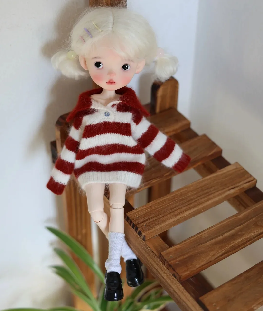 New sd 26cm BJd Doll-1/6 lamdoudou Girl Resin Model Series Toy Birthday Gift DIY Makeup