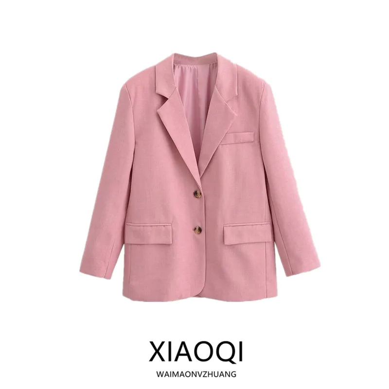 

Winter 2025 Women's Loose Versatile Long Sve Oversized Suit Jaet New Arrival Faionable Commute Sle Not Available in ...