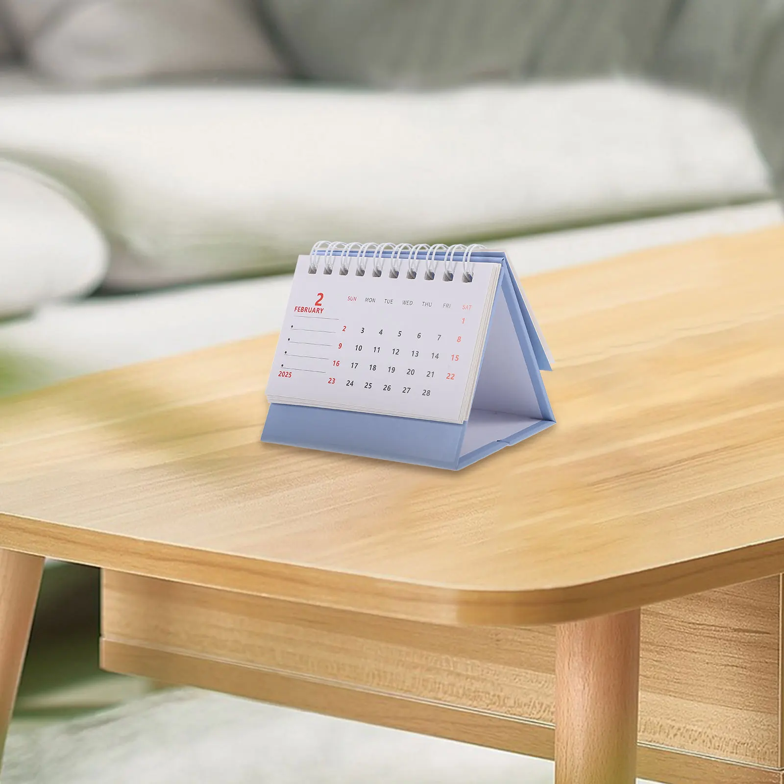 

Mini Desk Calendar 2025 Small Standing Calendars Notebooks Decorative Flip Office Supplies Household Monthly Schedule Daily Use