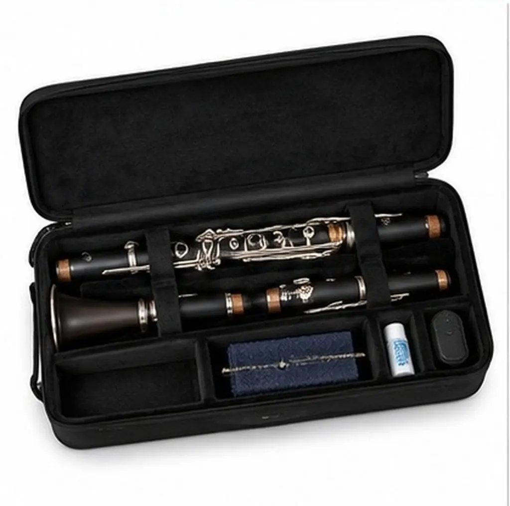Sturdy Clarinet Storage Box Thick Oxford Fabric Impact Resistant Clarinet Carrying Bag with Handle and Shoulder Strap Organized