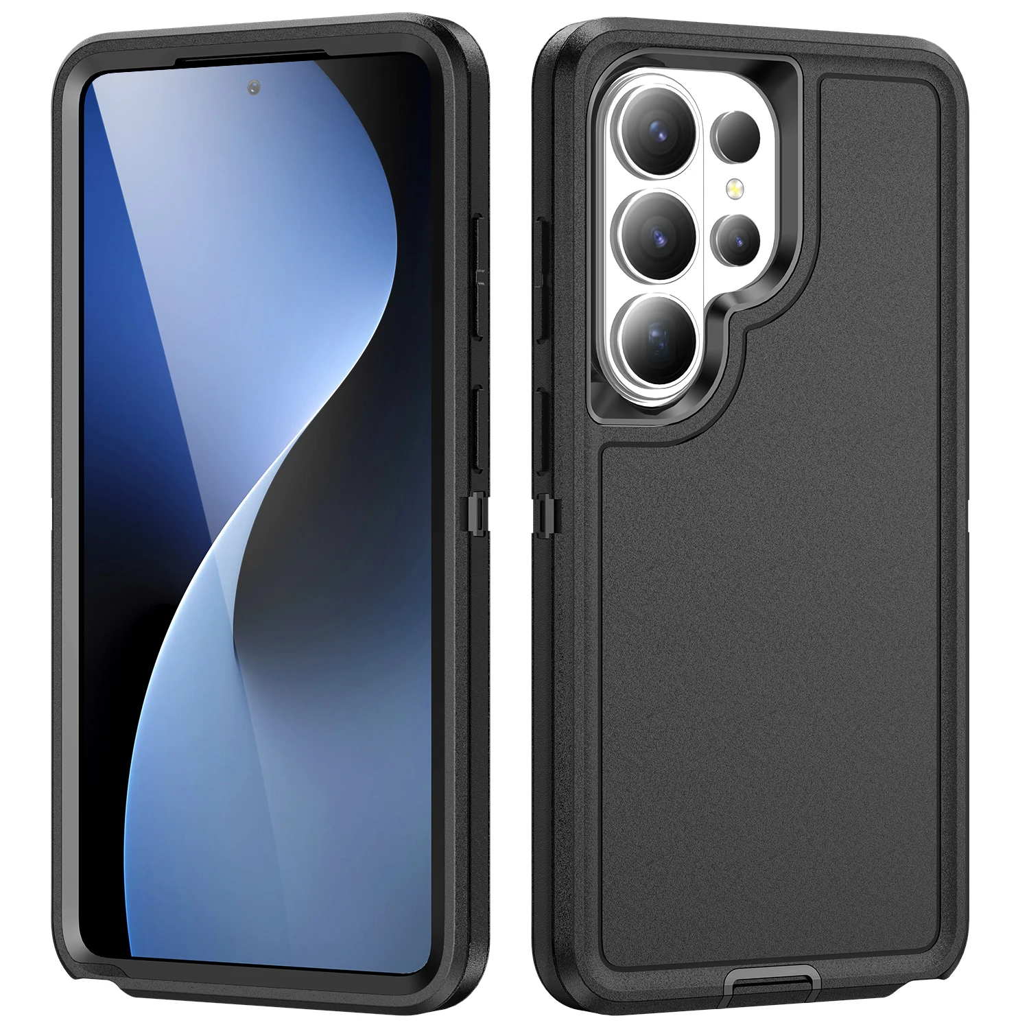 Defender Armor Shockproof Case for Samsung Galaxy S26 Ultra S25 FE S24 Plus S23 S22 Hard Plastic Frame TPU Ott-Box Phone Cover