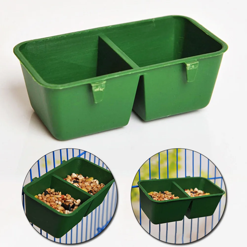 Wash Shower Box Thick For Cage Plastic Bird Cleaning Products Animal Cage Multifunction Universal Water Bowls For Birds Standing