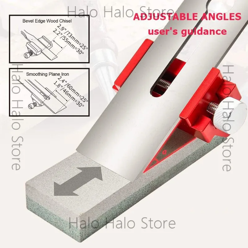 Woodworking chisel sharpening fixture adjustable angle planer sharpener fixed angle