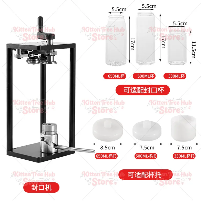 Professional Hand Sealer Machine, Airplane Grade Aluminum, Silent Can Seamer for Home Use, Outdoor Camping & Drink Shop