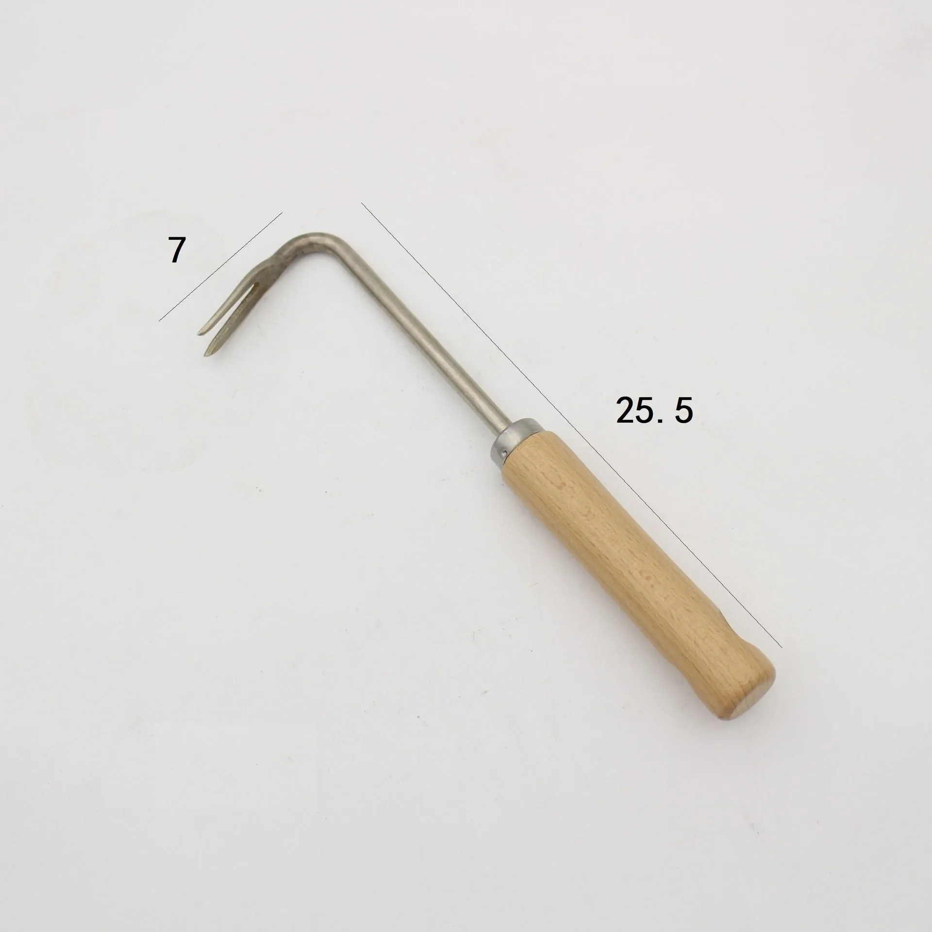 Manuelles Unkrautmaschinen-Set: Maaier Sichel + Straßenriss-Unkrautwerkzeug + Garten-Handschaufel – robuster Kohlenstoffstahl für den Außenbereich und – Detail 17