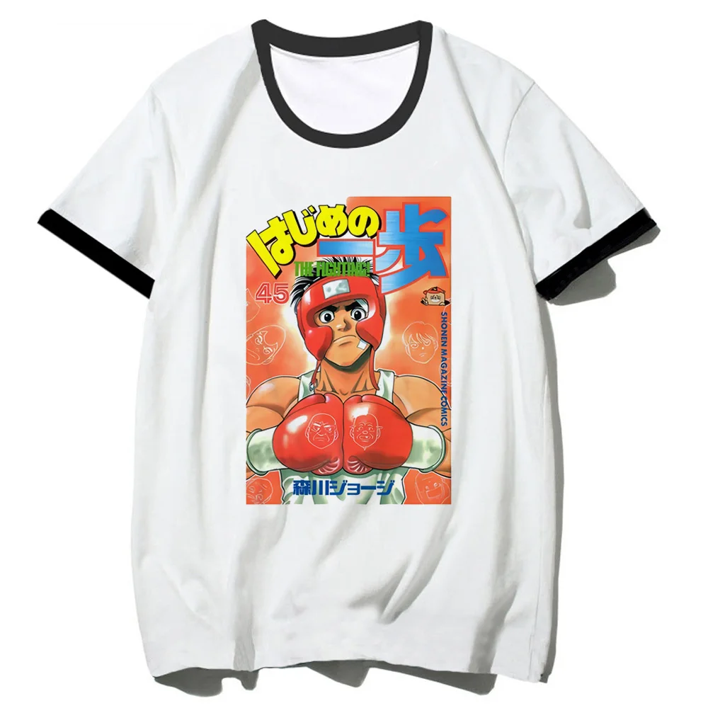 

Hajime No Ippo t shirt girl korean clothes women Retro Y2k top tees Vintage kawaii korean clothes Graphic Comfortable 2000s