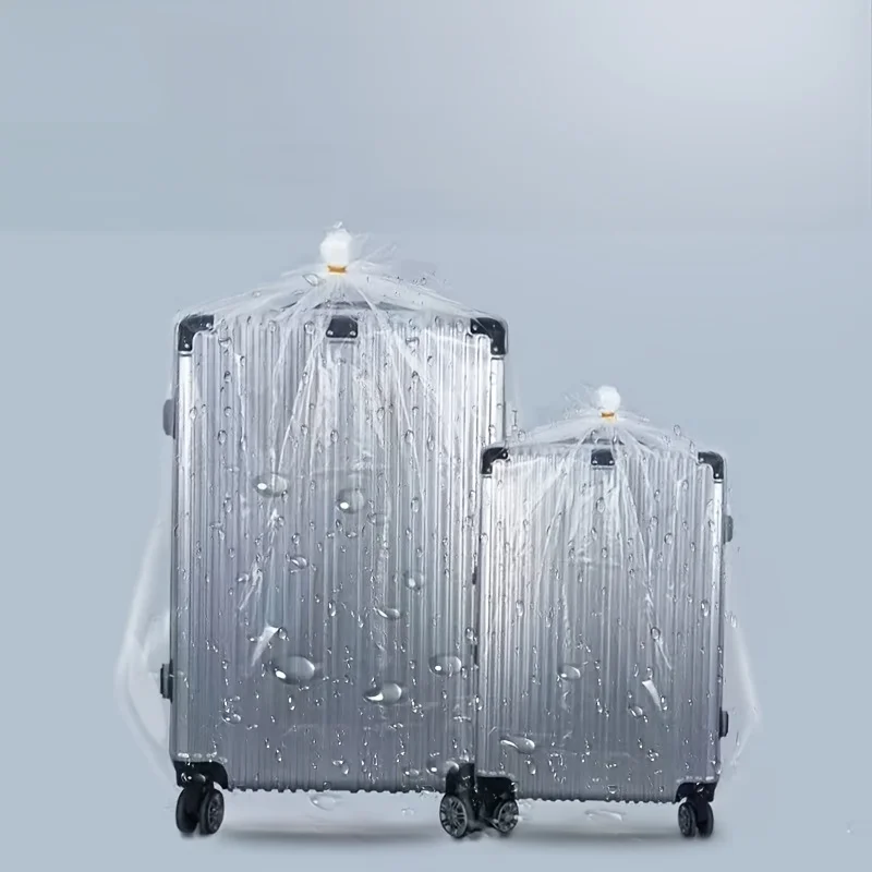 5-Piece Set of Transparent Plastic Dust Bags, Thickened Suitcase Covers, Chair Dust Covers, Moving Storage Bags, Clothing Dust Bags, Multi-Purpose Household Dust Protection Bags