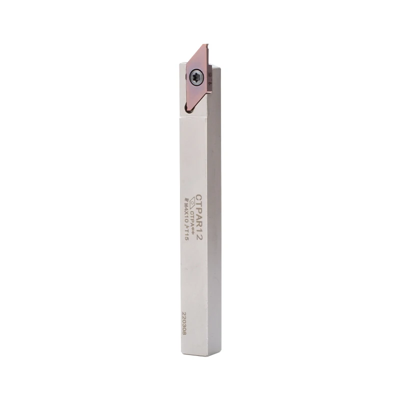 LIHAOPING CTPR CTPAR CTPAL CTPR10 CTPR12 CTPR16 CTPR20 CTPAR12 CTPAR16 CTPAR20 White Nickel Plated Turning Tool Holder Cutter