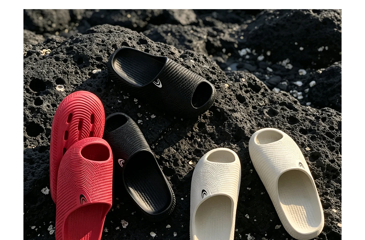 XIXITIAO Zapatillas de plataforma de verano para hombre y mujer, zapatillas de baño interiores de EVA suaves y cómodas, de color sólido, antideslizantes
