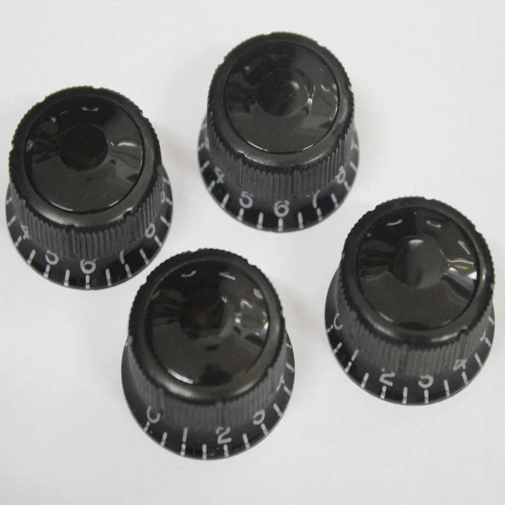 A Set of 4 pcs Speed Control Knobs for i Electric Guitar