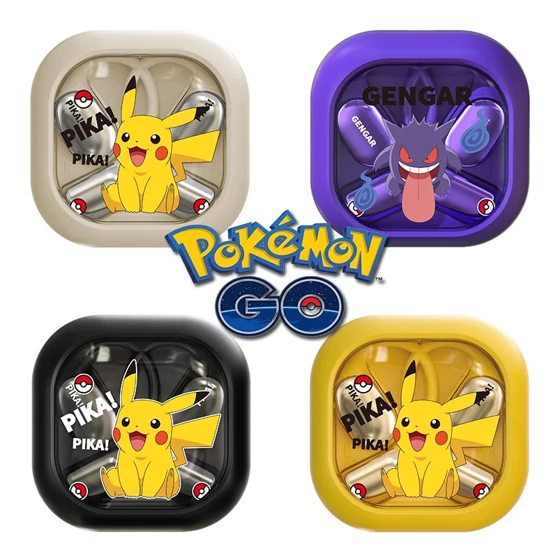 

New Pokemon Wireless Bluetooth Headset Gengar Cartoon Hanging Ear Type Noise Reduction Android Apple Sports Wireless Headset