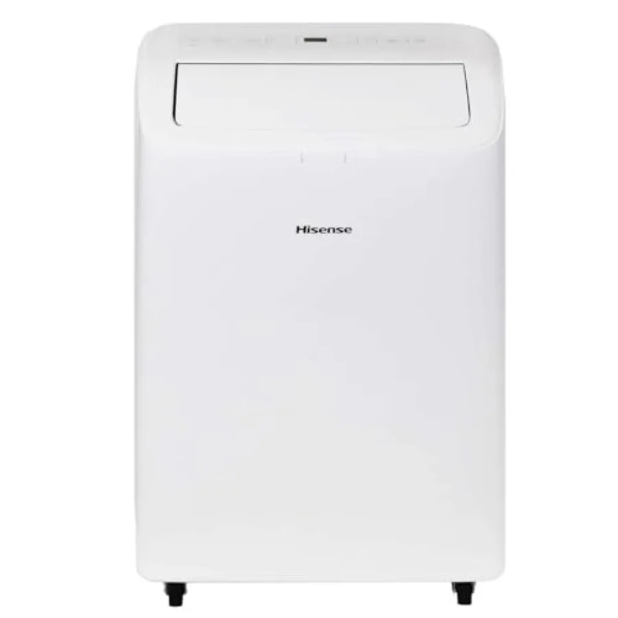 

Portable air conditioner for home use, white plastic, 8000 BTU dual-hose inverter unit with Wi-Fi, 350 sq ft coverage, 42 dB A
