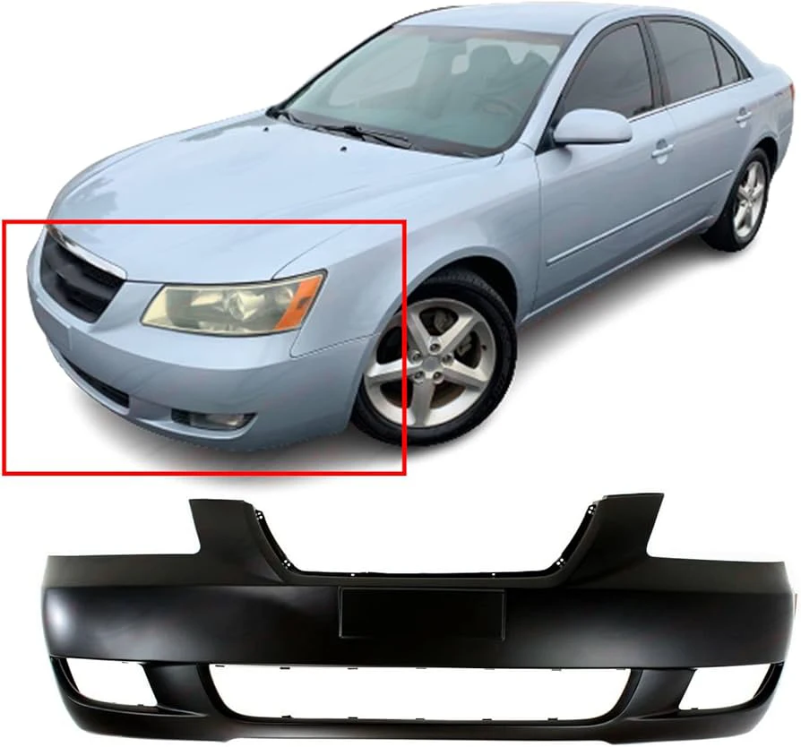 Front Bumper cover ForHyundai Sonata 2006 2007 2008  W/ Fog Light Hole bumper fascia HY1000161 86511-3K000