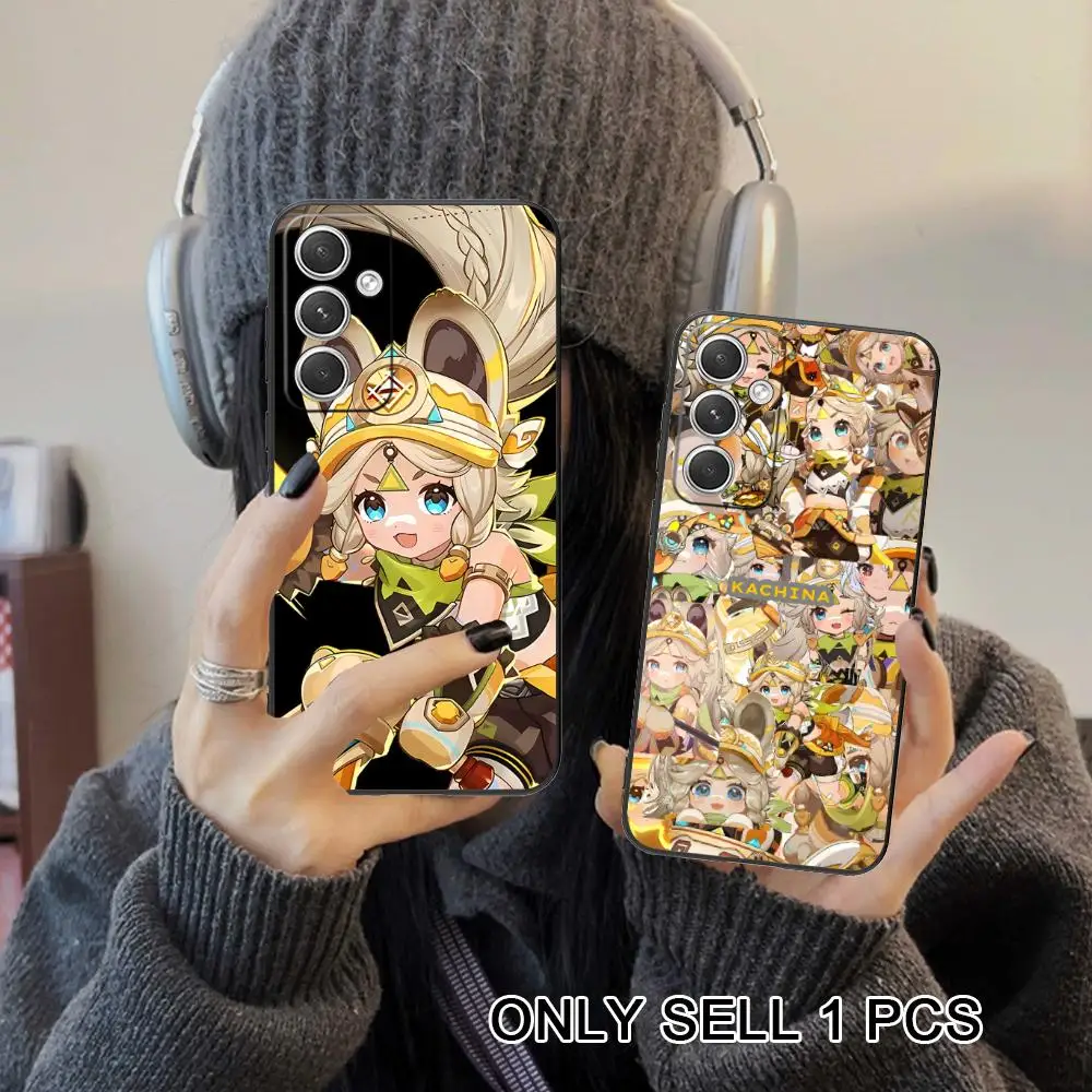 Game GI Kachina Phone Case for Samsung Galaxy S26 S25 S24 S23 S22 S21 S20 Note20 Plus FE Ultra Soft TPU Shockproof Cover