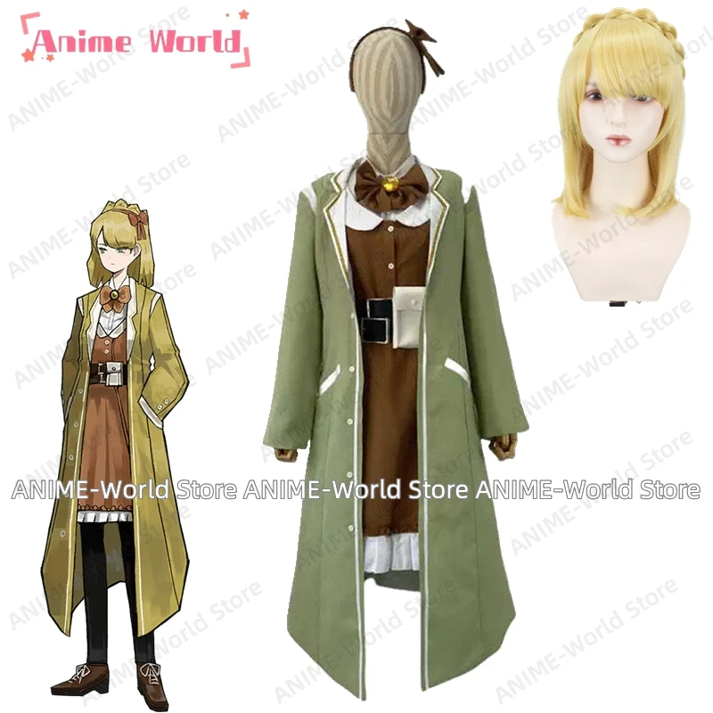 《Custom Size》Library of Ruina Tiphereth Cosplay Costume Wig Halloween Costume（ Coat can Be Changed Colors）